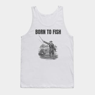 Born To Fish Tank Top